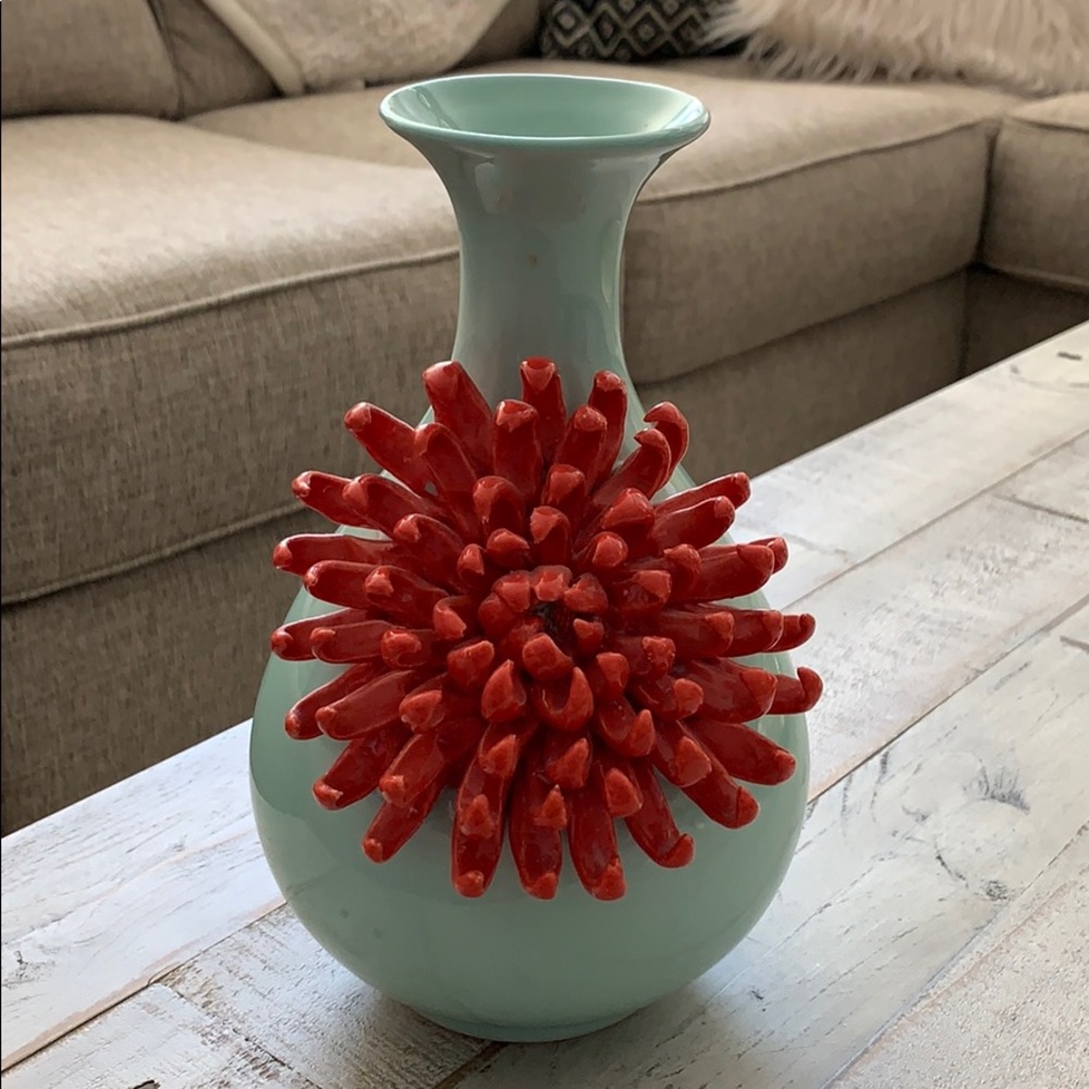 Anthropologie Floral Vase